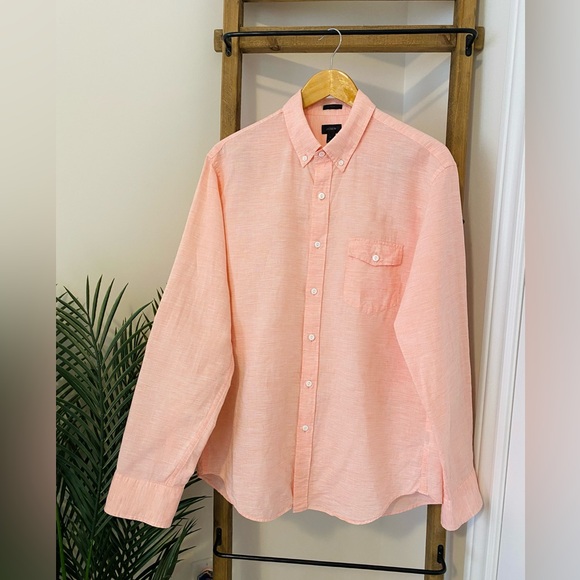 J. Crew Other - J. Crew Men's Light Coral Button-Down Shirt